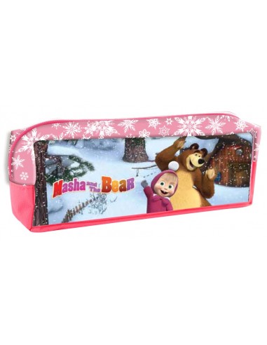 Bustina portatutto con zip Masha Pink...