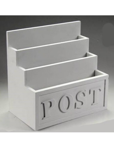 Porta lettere da tavolo in legnoPost...
