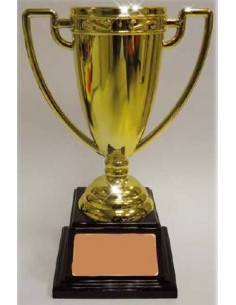 Coppa trofeo dorata due...