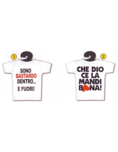 Mini t-shirt con ventosa umoristica...