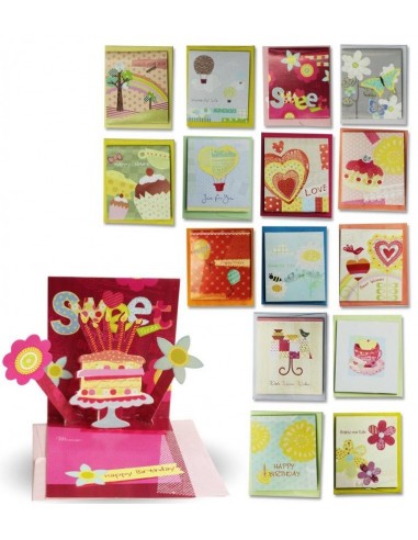 Biglietto auguri mini Pop Up Cm. 7,2x8,4