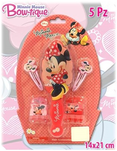 Set spazzola e accessori capelli Minnie