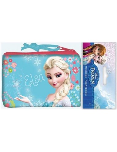 Portatutto con zip Frozen Cm. 13x9