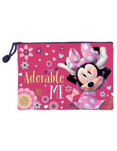 Portatutto con zip maxi Minnie Cm. 30x21