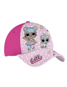 Cappello con visiera pois...
