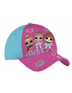 Cappello con visiera fuxia...