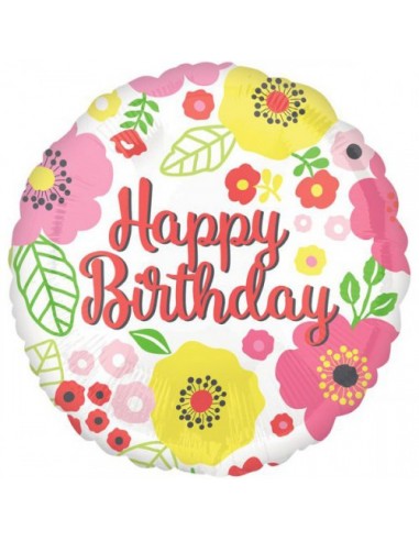 Palloncino mylar 18" Cm. 46 - Happy...