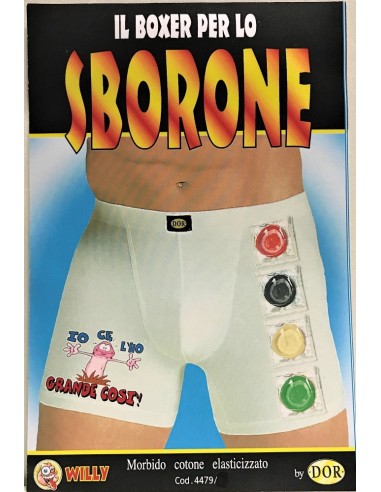 Boxer uomo elasticizzato umoristico...