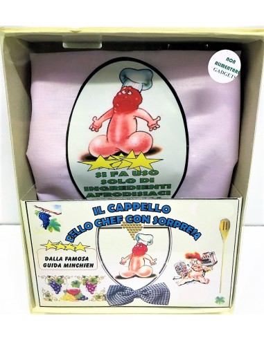 Cappello cuoco con portachiavi sexy -...