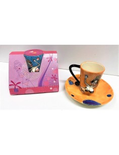 Tazza con piattino "Tette...