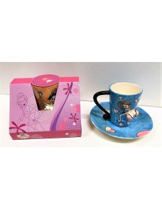Tazza con piattino "Tette...