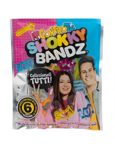 Blister 6 braccialetti Shokky Bandz -...