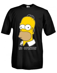 T-shirt Homer Simpson nera...