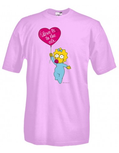 T-shirt Maggie Simpson rosa - Tg. 7-8...
