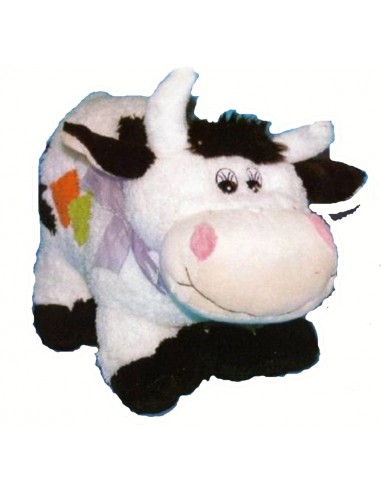 Peluche mucca riccia accucciata Cm. 25