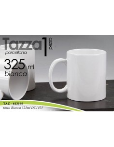 Tazza mug porcellana bianca...