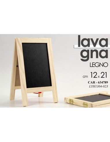 Lavagnetta in legno pieghevole Cm. 12x21