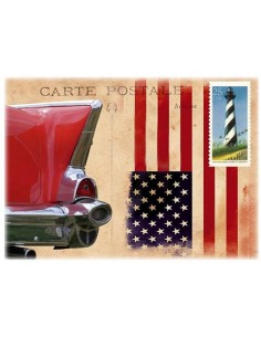 Quadro tela "Cartolina con...