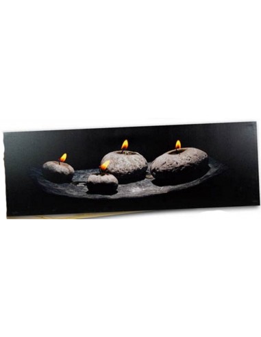 Quadro tela "Zen Black" Cm. 90x30