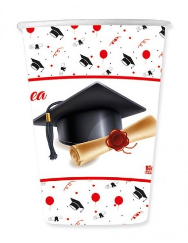 Bicchieri carta 200 cc. Laurea -...