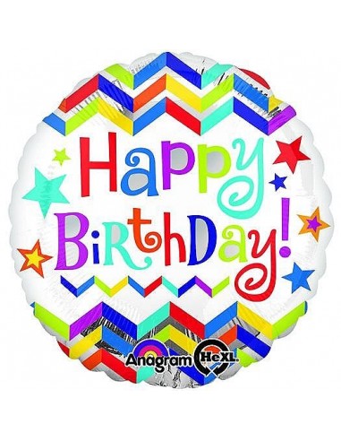 Palloncino mylar 18" Cm. 46 - Happy...