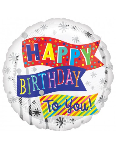 Palloncino mylar 18" Cm. 46 - Happy...