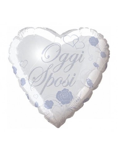 Palloncino mylar 18" cuore - Oggi Sposi