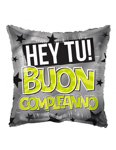 Palloncino mylar 18" Cm. 45 - Hey tu!...