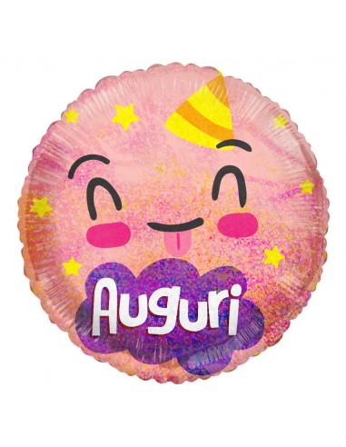 Palloncino mylar 18" Cm. 45 - Auguri...