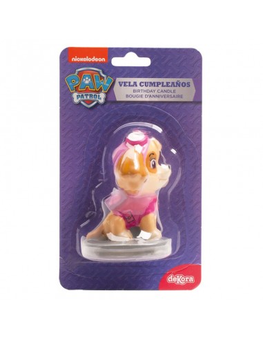 Candelina per torta cera 3D Paw...