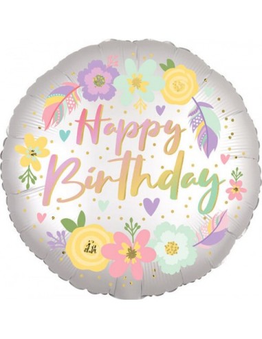 Palloncino mylar 18" Cm. 45 - Happy...