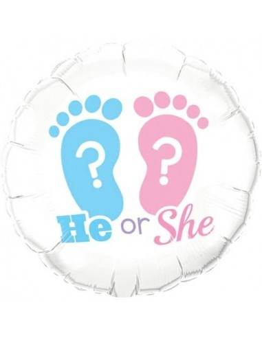 Palloncino mylar 18" Cm. 45 - He or...