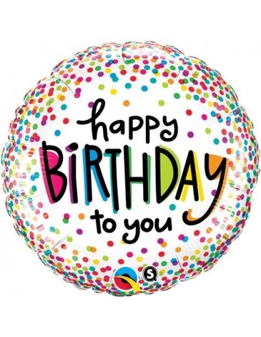 Palloncino mylar 18" Cm. 45 - Happy...