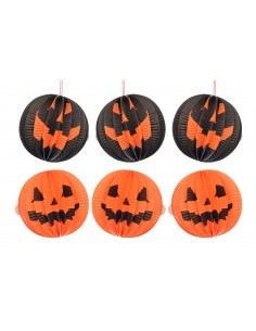 Lanterne carta zucca Cm. 10...