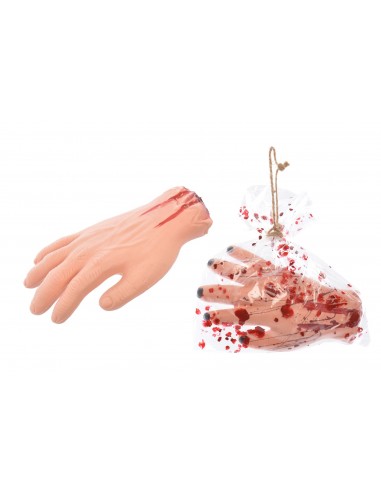 Mano insanguinata in sacchetto...