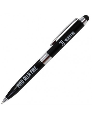 Penna in metallo nera con touch in...