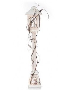 Lampioncino in legno bianco...