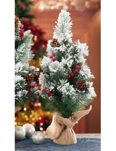 Albero di Natale innevato...