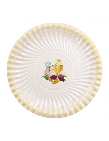 Piatti carta "Comunione" Cm. 24 -...