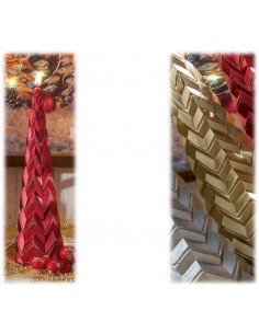 Candela cera zig zag...