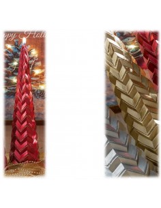Candela cera zig zag...