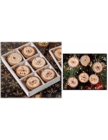 Decorazioni natalizie in legno Cm....