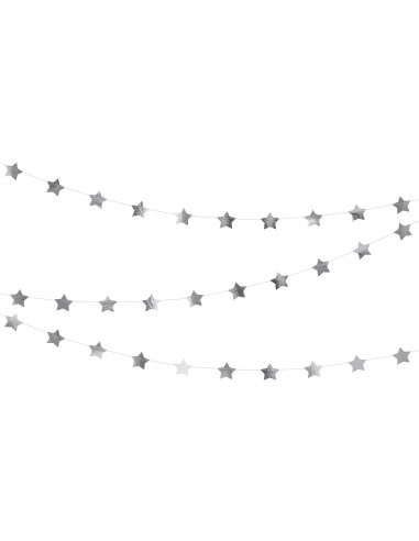 Ghirlanda di stelle metallizzata...