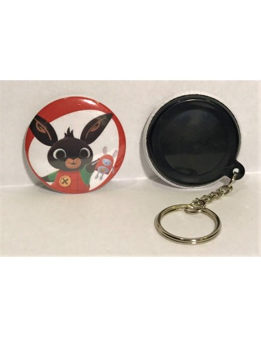 Portachiavi button cm. 4,4 - Bing
