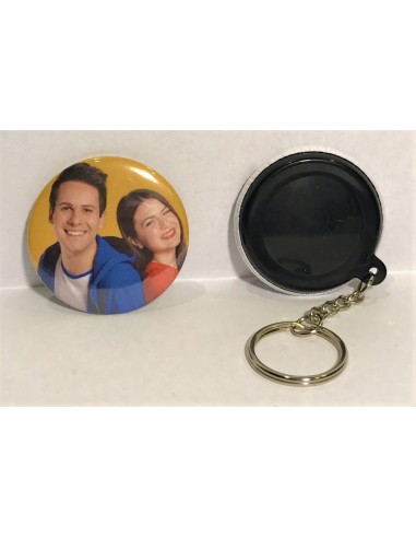 Portachiavi button cm. 4,4 - Me...