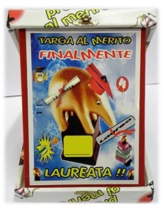 Targa con cofanetto...