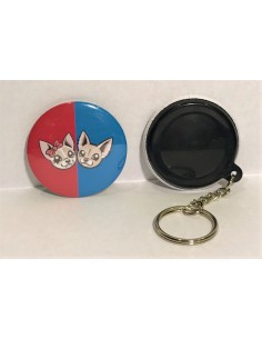 Portachiavi button cm. 4,4... 2