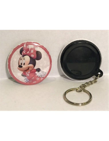 Portachiavi button cm. 4,4 - Minnie