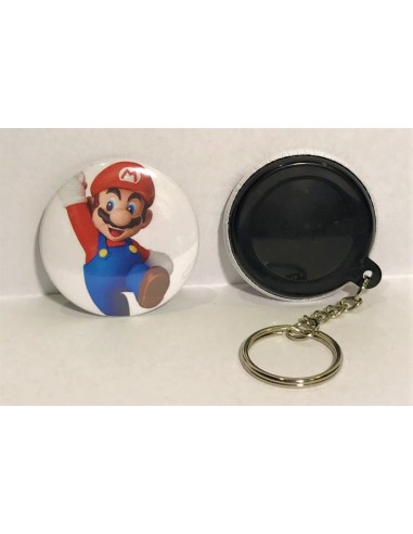 Portachiavi button cm. 4,4 - Super Mario