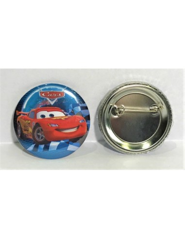 Set 6 spille button cm. 4,4 - Cars